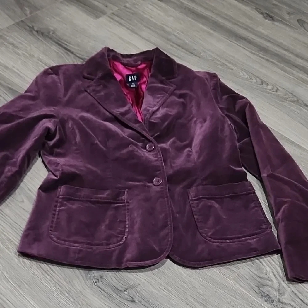 Purple Grape Velvet Gap Blazer